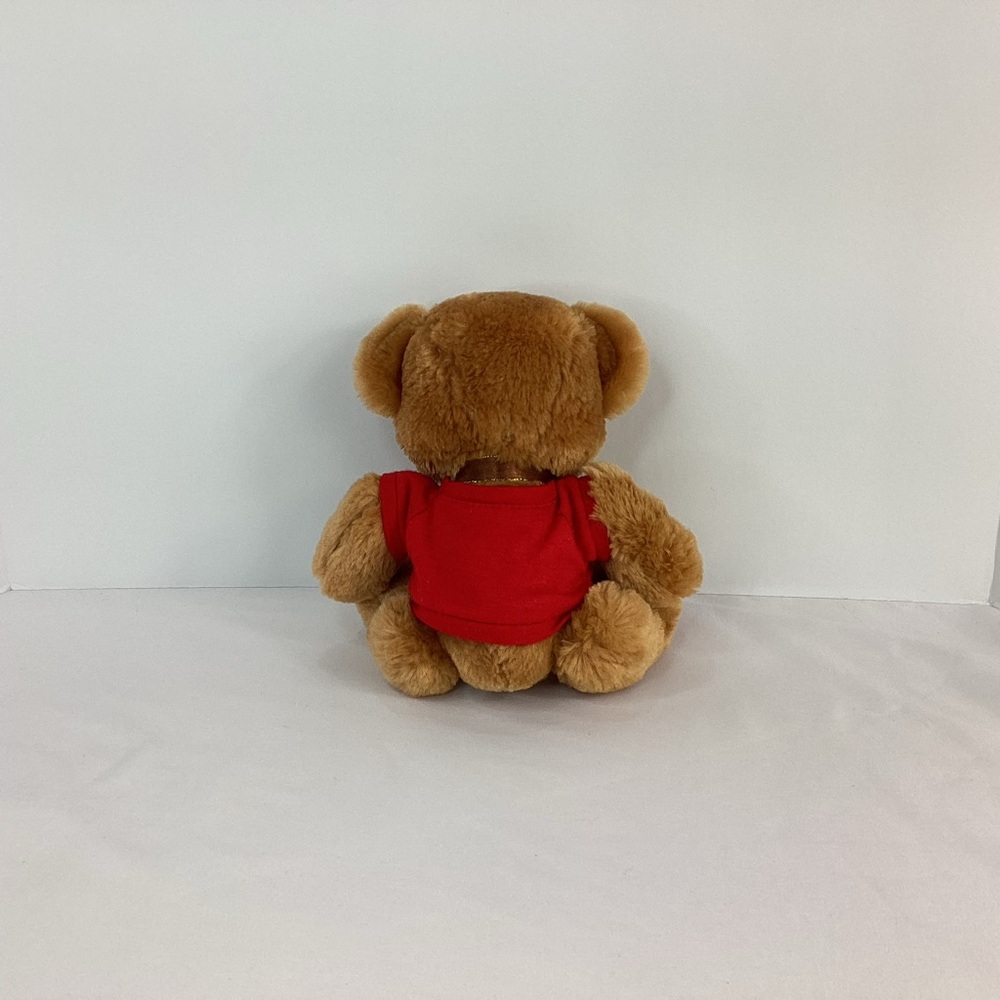 Steven Smith Royal Sonesta Hotel Plush Tea Teddy Bear Souvenir Red Shirt - Picture 5 of 9